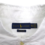RALPH LAUREN オックスフォード ボタンダウンシャツ 2XL ホワイト CLASSIC FIT スモールポニー刺繍