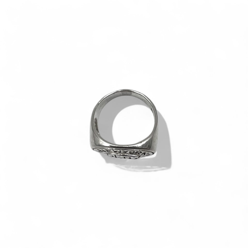 DKNY 00s Signet Ring, Size 15, Silver 925, New York, 2001