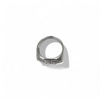 DKNY 00s Signet Ring, Size 15, Silver 925, New York, 2001