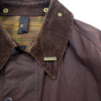 BARBOUR イギリス製 ビューフォート BEAUFORT オイルドジャケット 2XL ブラウン ワックスドコットン 3ロイヤルワラント