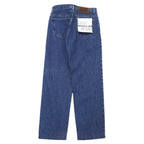 DKNY (Donna Karan New York) USA made 90s denim pants size 30 blue cotton zipper fly leather patch unused