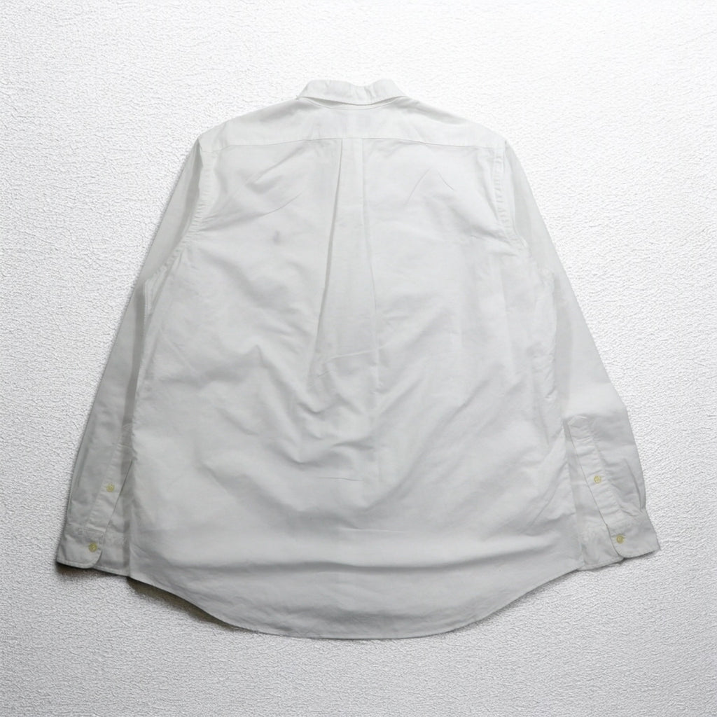 RALPH LAUREN オックスフォード ボタンダウンシャツ 2XL ホワイト CLASSIC FIT スモールポニー刺繍