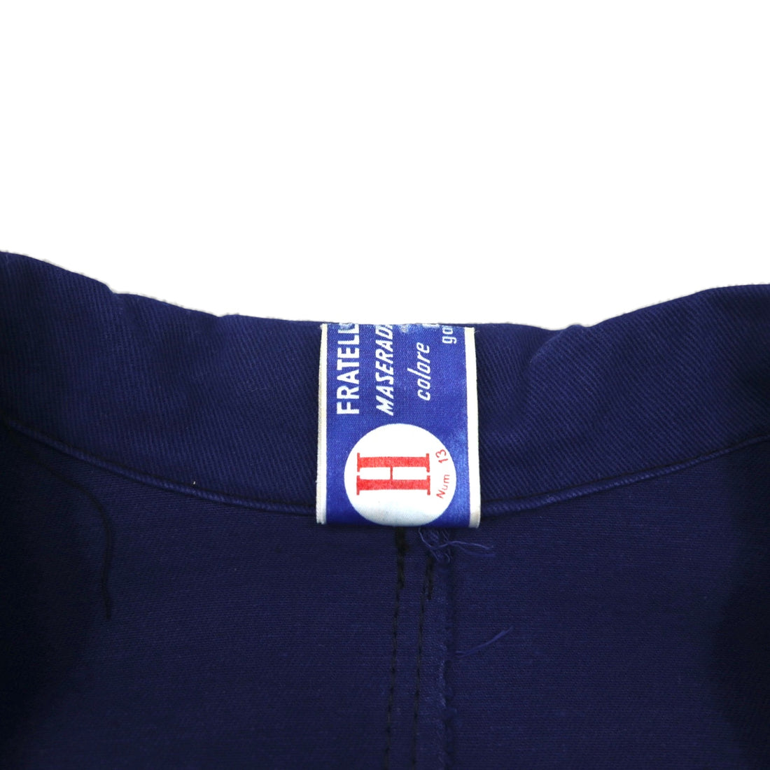 Vintage 70s Italy Made Work Jacket FRATELLI MONTI 70年代 イタリア製 ユーロワーク カバーオール ワークジャケット XL ブルー SANFOR
