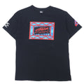 日本然リトテ-古着オンライン-stussy N4 シャネルロゴ プリント Tシャツ L ブラック コットン-stussy N4 Chanel Logo Print T-Shirt L Black Cotton