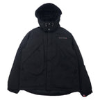 日本然リトテ-古着オンライン-TOMMY HILFIGER 00年代 ダウンジャケット M ブラック ナイロン フード着脱式-TOMMY HILFIGER 00s Puffer Jacket M Black Nylon Hoodie Detachable