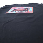 stussy N4 Chanel logo print T-shirt L black cotton