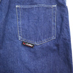 FUBU 00年代 ワイド バギー デニムパンツ ジーンズ XL ビッグサイズ インディゴ ブルー ジッパーフライ