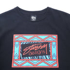 stussy N4 Chanel logo print T-shirt L black cotton