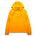 GUESS Triangle Logo Embroidered Pullover Hoodie M Yellow Cotton MI3K9471