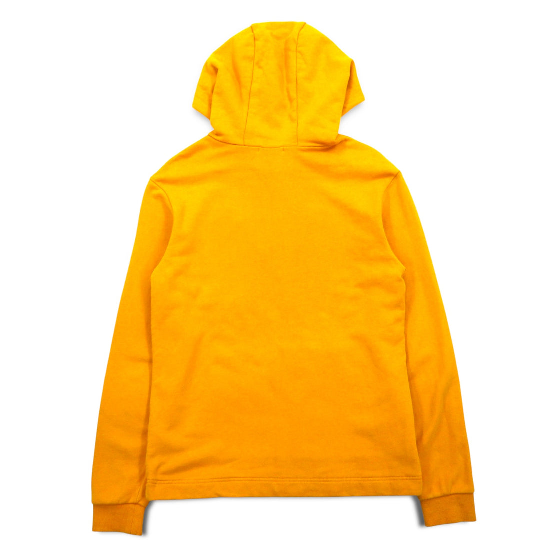 GUESS Triangle Logo Embroidered Pullover Hoodie M Yellow Cotton MI3K9471