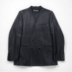 TA CA SI International Gallery BEAMS Lamb Leather Double-Breasted Jacket, Size M, No Color, Sheepskin, 23-16-0719-262