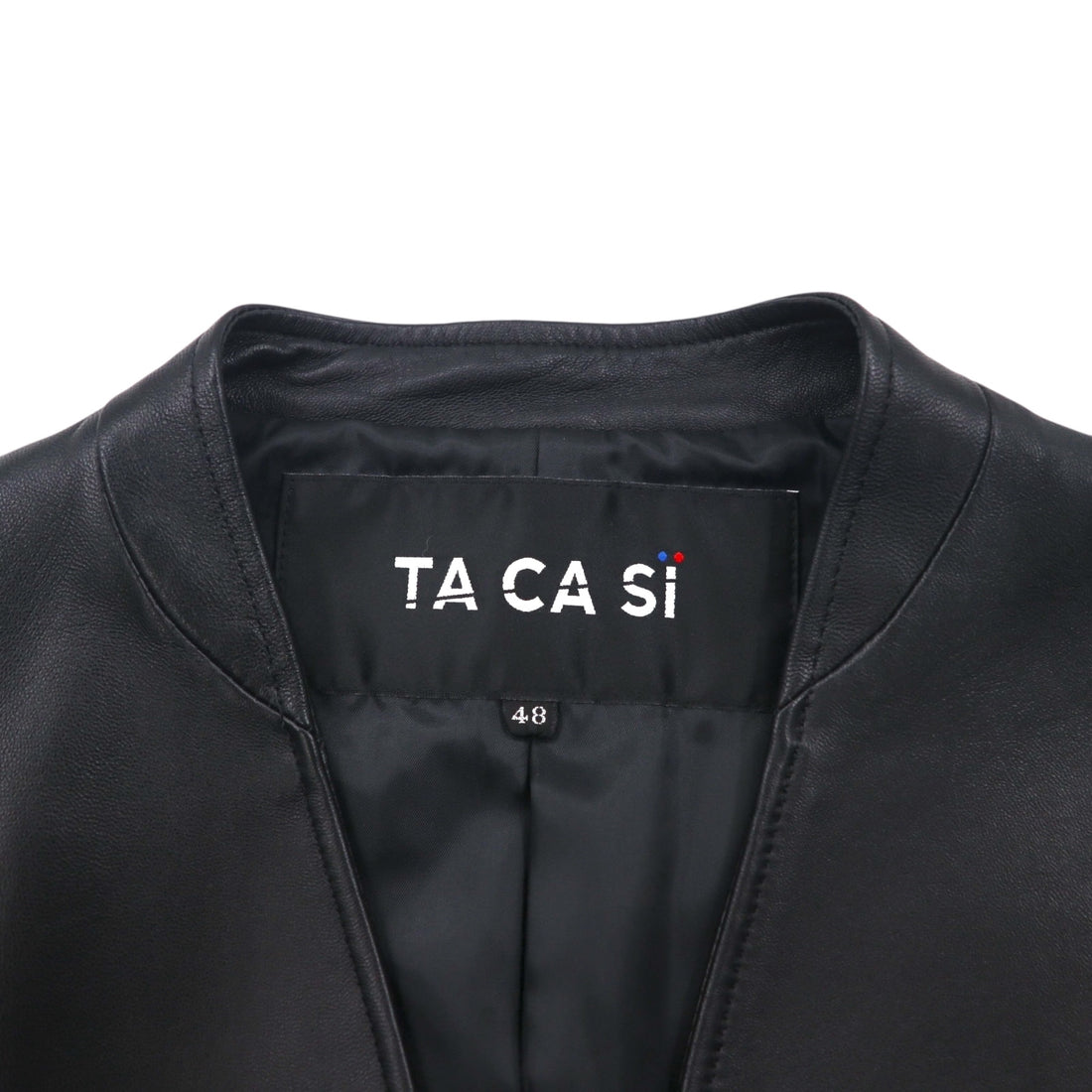 TA CA SI International Gallery BEAMS Lamb Leather Double-Breasted Jacket, Size M, No Color, Sheepskin, 23-16-0719-262