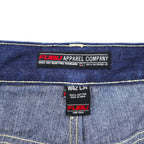 FUBU 00年代 ワイド バギー デニムパンツ ジーンズ XL ビッグサイズ インディゴ ブルー ジッパーフライ