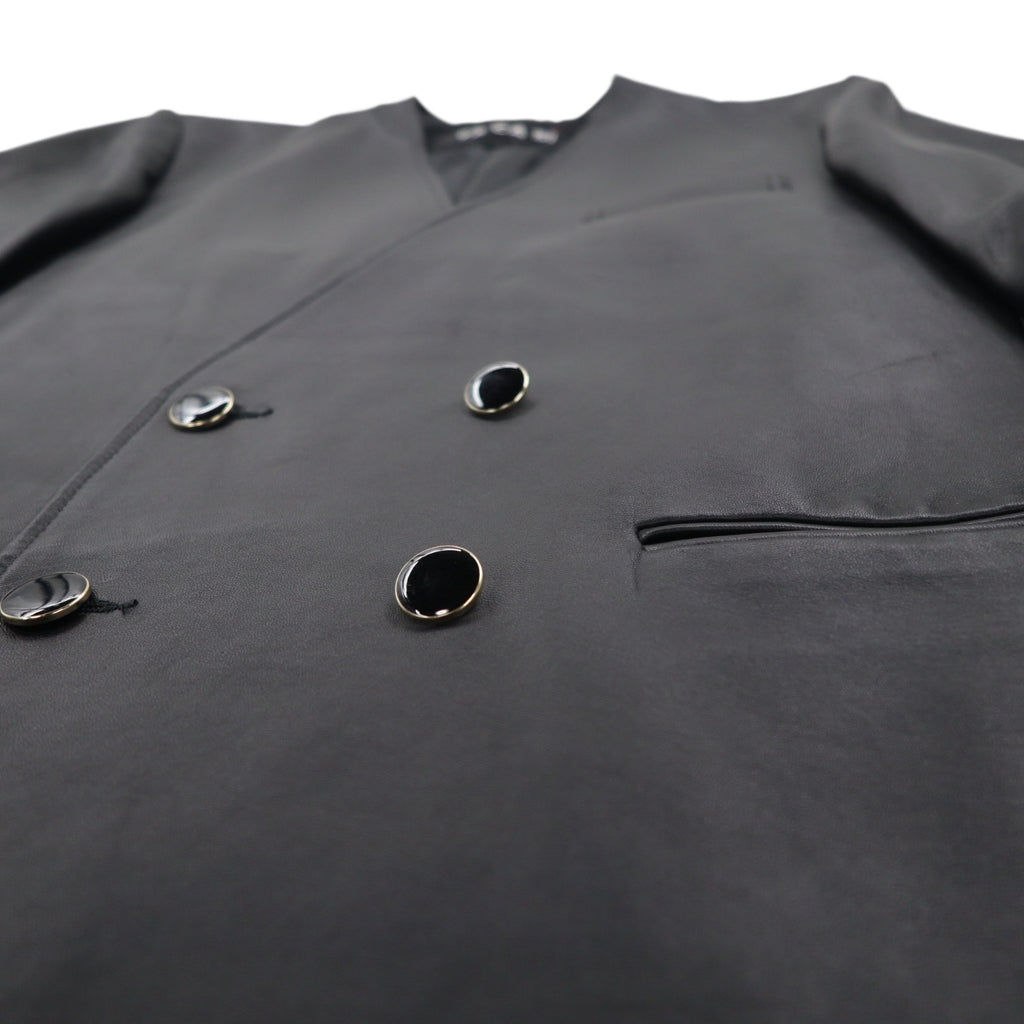 TA CA SI International Gallery BEAMS Lamb Leather Double-Breasted Jacket, Size M, No Color, Sheepskin, 23-16-0719-262