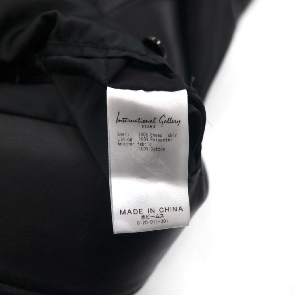 TA CA SI International Gallery BEAMS Lamb Leather Double-Breasted Jacket, Size M, No Color, Sheepskin, 23-16-0719-262