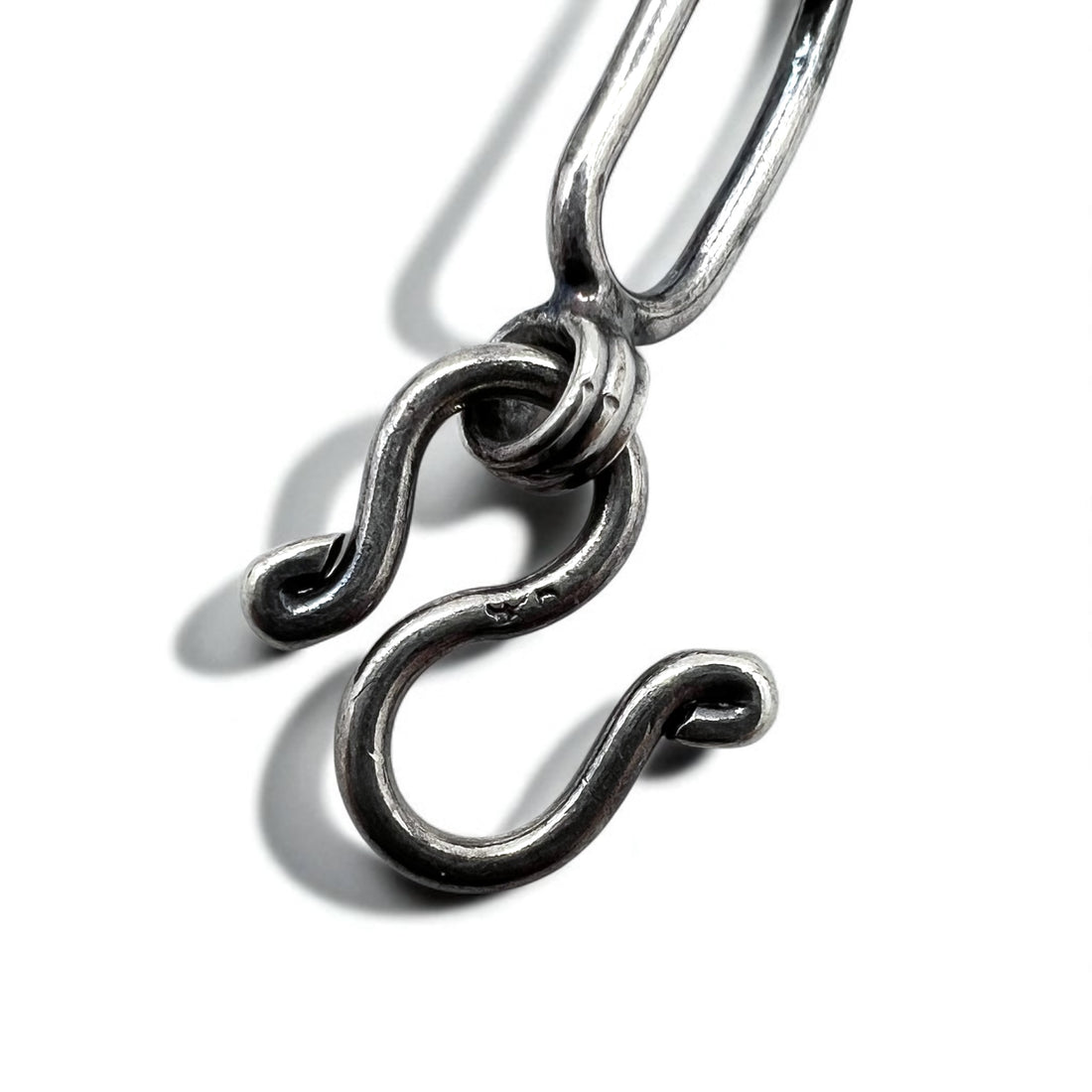 Vintage Silver Chain Necklace, Vintage Link Chain, 2-Way Necklace/3-Row Bracelet, Silver 925