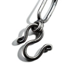 Vintage Silver Chain Necklace, Vintage Link Chain, 2-Way Necklace/3-Row Bracelet, Silver 925