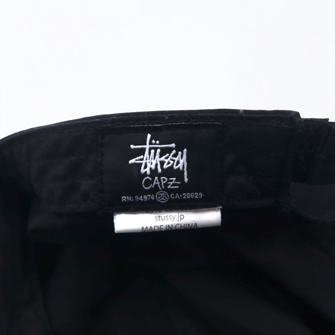stussy CAPZ snapback work cap FREE black velcro
