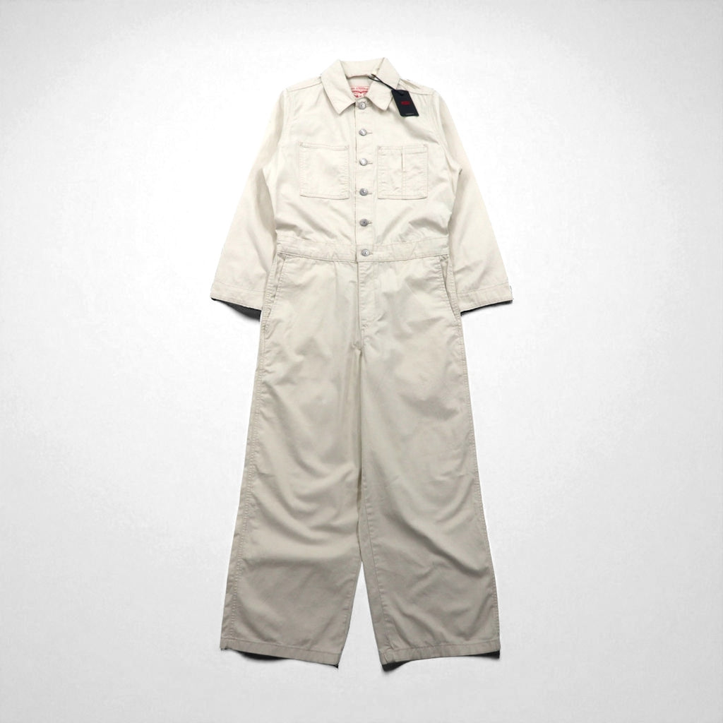 Levi's Iconic jumpsuit in almond milk, size S, beige, A5930-0003, unused.