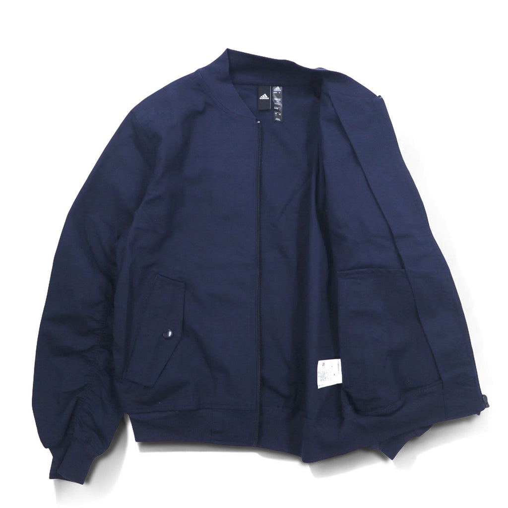 adidas MA-1 ボンバージャケット フライトジャケット S ネイビー コットン MFIBOMBJKAP GV5136
