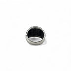 Vintage Virgin Mary Silver Ring, Size 17, 925, Cross, Arabesque Design