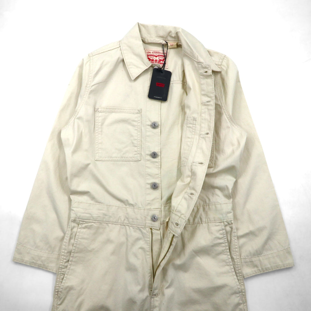 Levi's Iconic jumpsuit in almond milk, size S, beige, A5930-0003, unused.