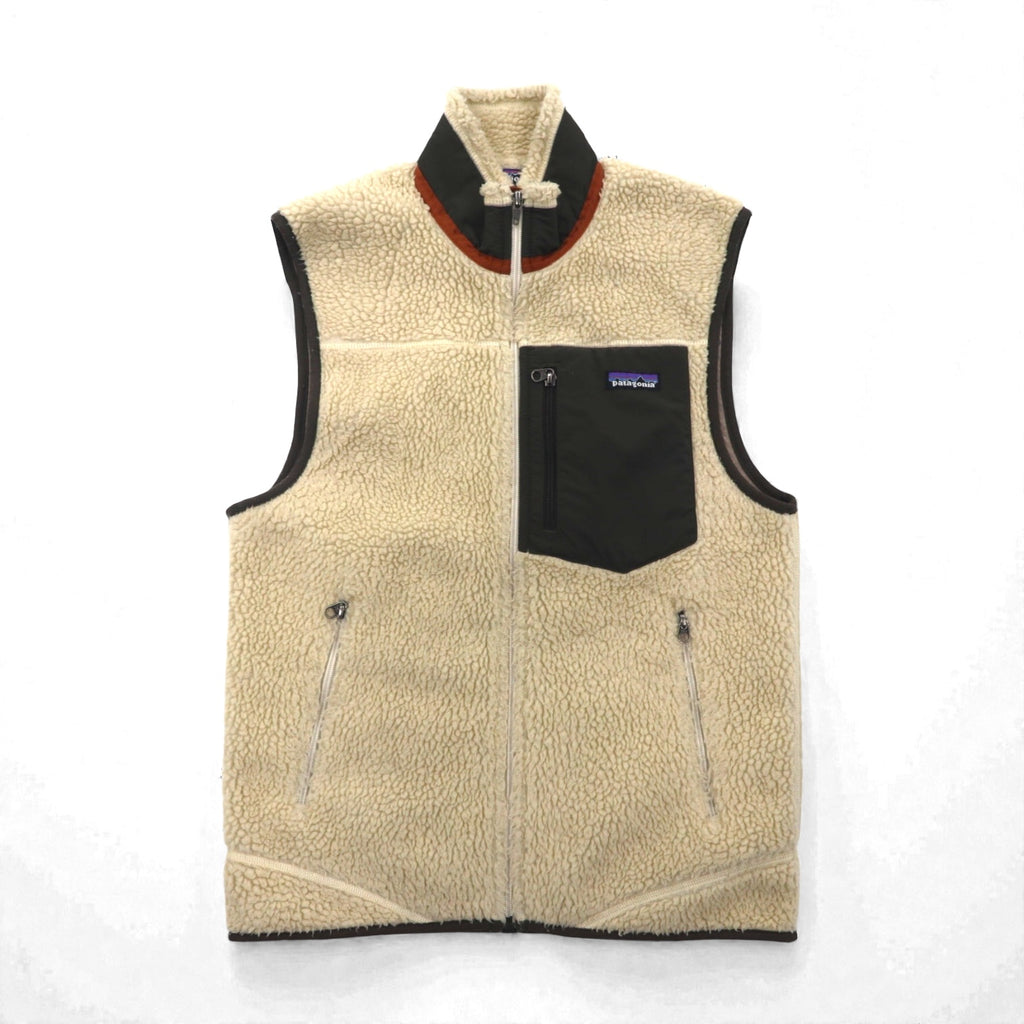 Patagonia クラシック レトロX Classic Retro X フリース ベスト S ベージュ ポリエステル 23047