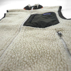 Patagonia クラシック レトロX Classic Retro X フリース ベスト S ベージュ ポリエステル 23047
