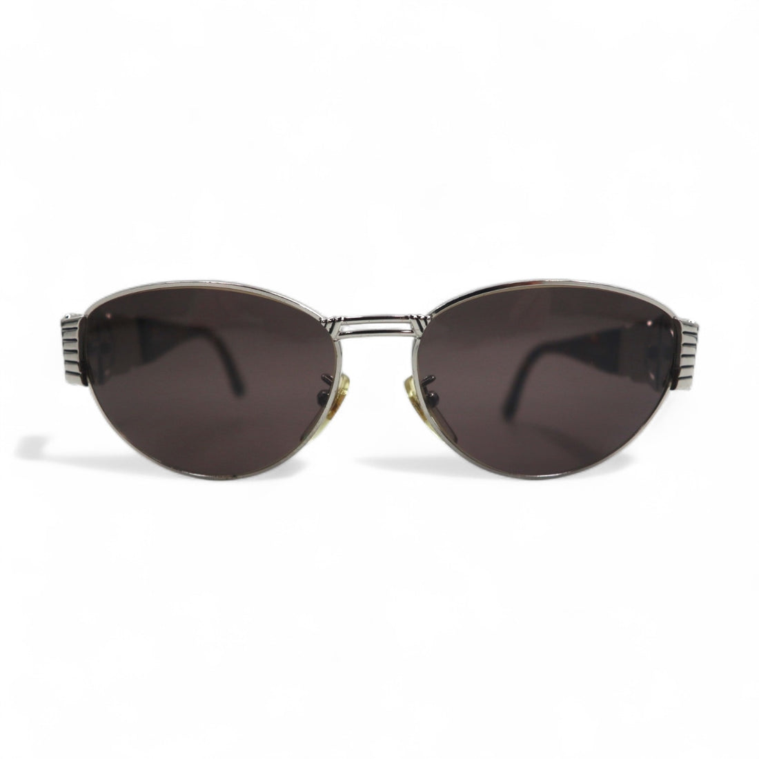 FENDI Vintage Boston Sunglasses Metal Frame Tortoiseshell SL7033 Made in Italy
