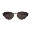FENDI Vintage Boston Sunglasses Metal Frame Tortoiseshell SL7033 Made in Italy