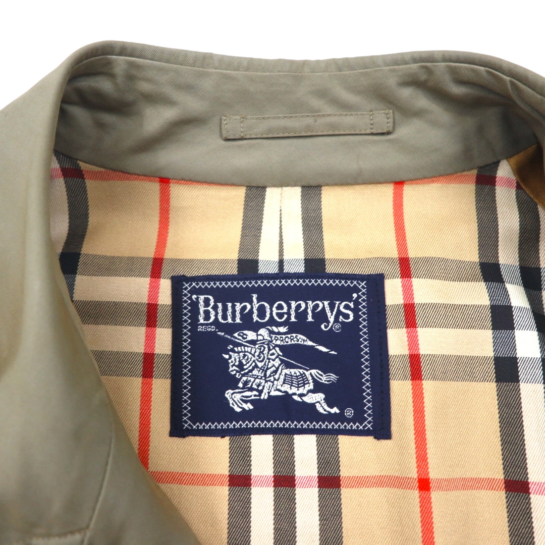 BURBERRY Balmacaan Soutien Collar Coat, Large, Beige, with epaulettes and belt