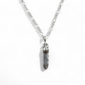 Vintage Silver Feather Necklace ハートホイール フェザー ネックレス シルバー 925