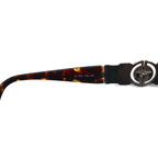 FENDI Vintage Boston Sunglasses Metal Frame Tortoiseshell SL7033 Made in Italy