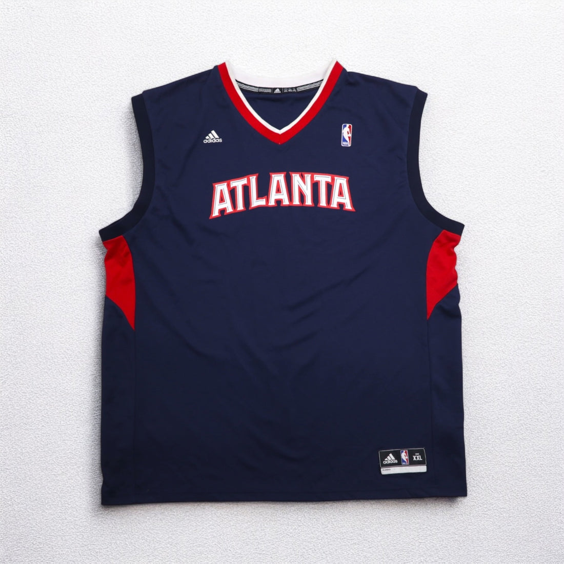 adidas Game Shirt Basketball Uniform Tank Top 2XL Big Size Navy NBA Atlanta Hawks