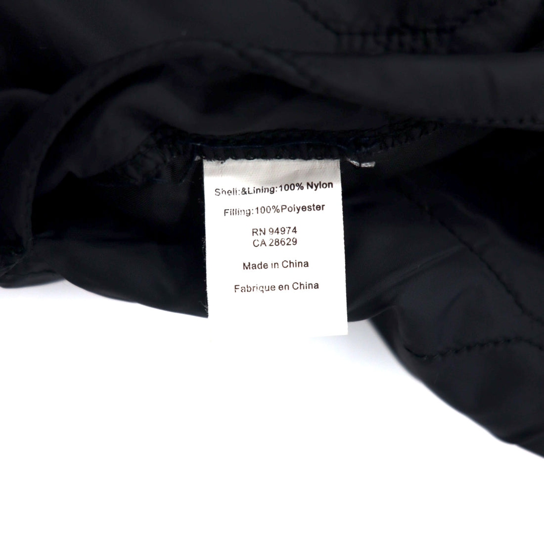 stussy reversible flight jacket quilted jacket L beige camouflage black nylon