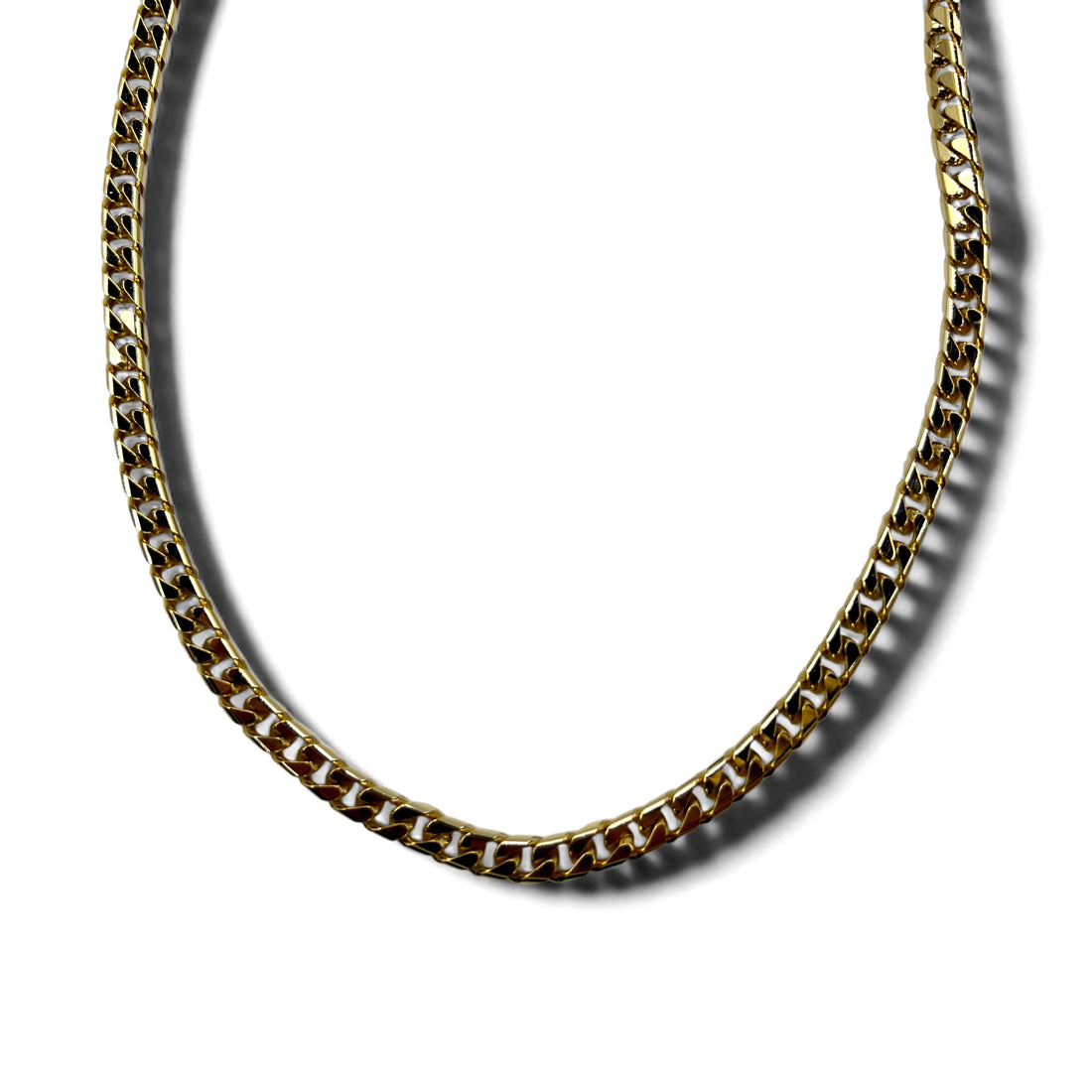 Vintage Heavy Gold Necklace, Vintage Curb Chain, 2-Way Necklace/Bracelet, Gold