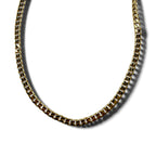 Vintage Heavy Gold Necklace, Vintage Curb Chain, 2-Way Necklace/Bracelet, Gold