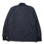stussy reversible flight jacket quilted jacket L beige camouflage black nylon