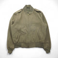 USMC 80年代 アメリカ海軍 PEWTER 2246 タンカージャケット フライトジャケット XL カーキ ウール ミリタリー THE MARINE SHOP