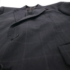 Ralph Lauren 80年代 USA製 UNION MADE 2B テーラードジャケット ブレザー XL チェック POLO UNIVERSITY CLUB 羊毛 Rich's Executive Shop ACTWUタグ