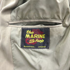 USMC 80年代 アメリカ海軍 PEWTER 2246 タンカージャケット フライトジャケット XL カーキ ウール ミリタリー THE MARINE SHOP