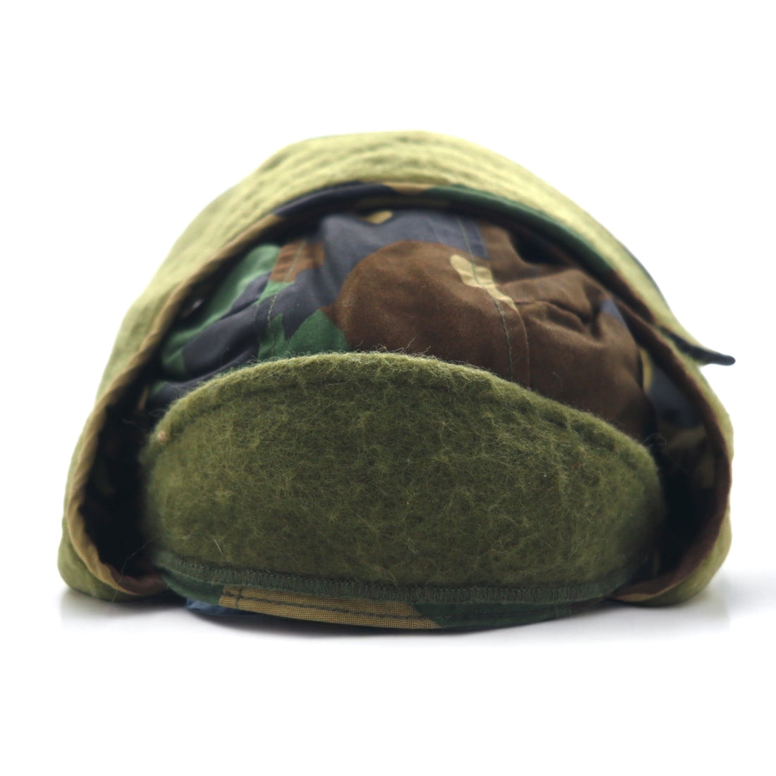 US ARMY 80s US Military Flight Cap Helmet Liner Cap M-65 Khaki Camouflage Military