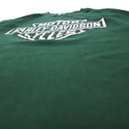HARLEY DAVIDSON USA製 ロゴプリント ロングスリーブ Tシャツ XL グリーン コットン DELTA
