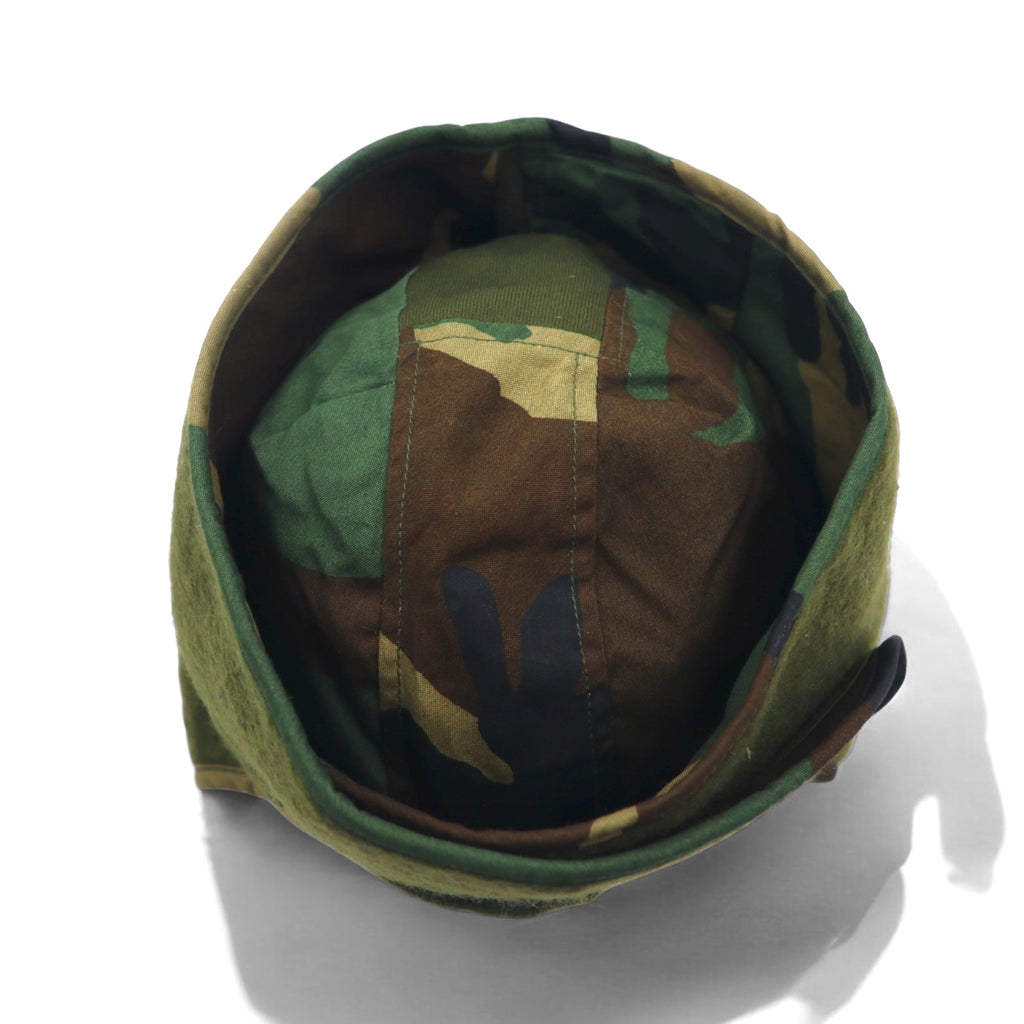 US ARMY 80s US Military Flight Cap Helmet Liner Cap M-65 Khaki Camouflage Military