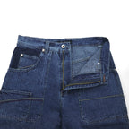 Sean John Double Knee Baggy Denim Pants Jeans L Indigo Wide