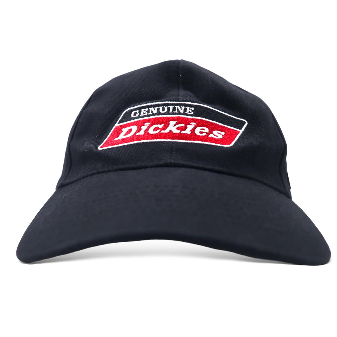 日本然リトテ-古着オンライン-Dickies ロゴ刺繍 6パネルキャップ ONE ブラック コットン スナップバック-Dickies Logo Embroidery 6 Panel Cap ONE Black Cotton Snapback