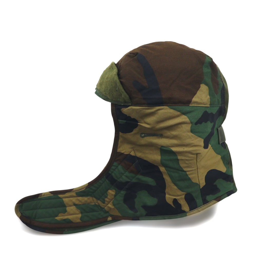 US ARMY 80s US Military Flight Cap Helmet Liner Cap M-65 Khaki Camouflage Military