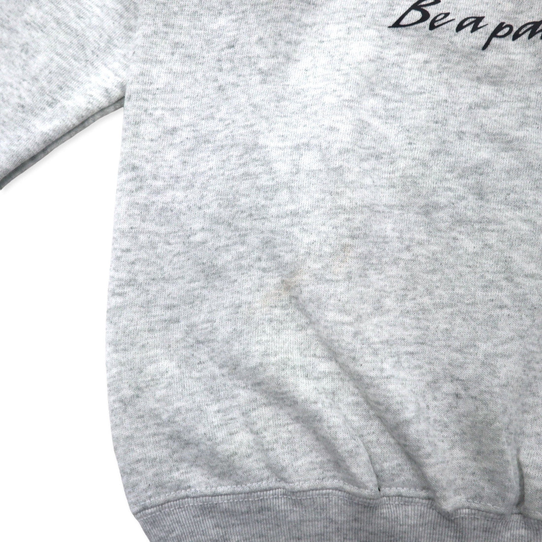 FRUIT OF THE LOOM 90's BEST Print Sweatshirt L Gray Cotton Brushed Back Ranger BOAT