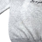 FRUIT OF THE LOOM 90's BEST Print Sweatshirt L Gray Cotton Brushed Back Ranger BOAT