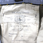 POLO RALPH LAUREN Polo Chino Stretch Slim Fit Chino Pants L Beige Cotton